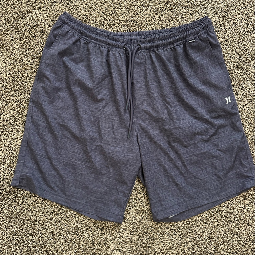 Hurley Men's Dark Gray Athletic Shorts